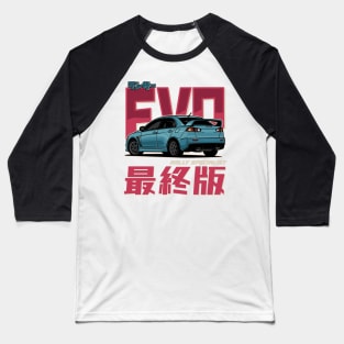 Lancer Evolution X Baseball T-Shirt